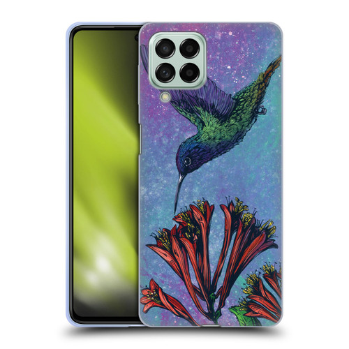 David Lozeau Colourful Grunge The Hummingbird Soft Gel Case for Samsung Galaxy M53 (2022)