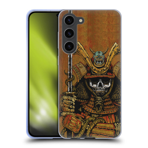 David Lozeau Colourful Grunge Samurai Soft Gel Case for Samsung Galaxy S23+ 5G