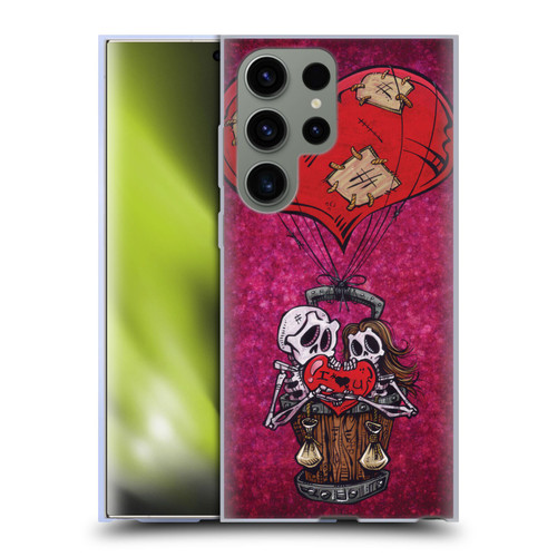 David Lozeau Colourful Grunge Day Of The Dead Soft Gel Case for Samsung Galaxy S23 Ultra 5G
