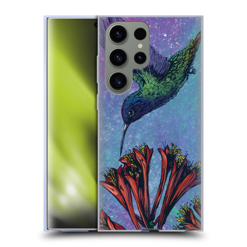David Lozeau Colourful Grunge The Hummingbird Soft Gel Case for Samsung Galaxy S23 Ultra 5G