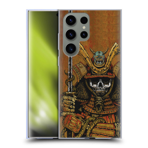 David Lozeau Colourful Grunge Samurai Soft Gel Case for Samsung Galaxy S23 Ultra 5G