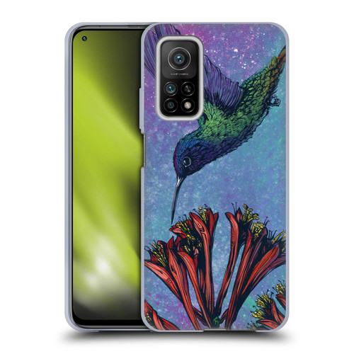 David Lozeau Colourful Grunge The Hummingbird Soft Gel Case for Xiaomi Mi 10T 5G