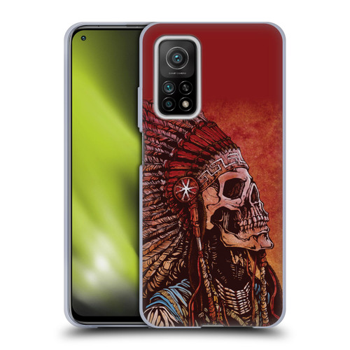 David Lozeau Colourful Grunge Native American Soft Gel Case for Xiaomi Mi 10T 5G