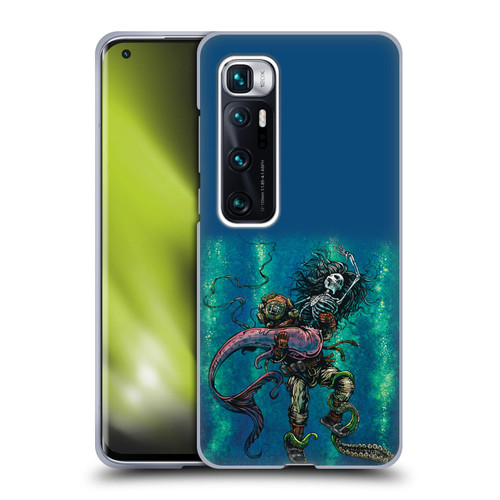 David Lozeau Colourful Grunge Diver And Mermaid Soft Gel Case for Xiaomi Mi 10 Ultra 5G