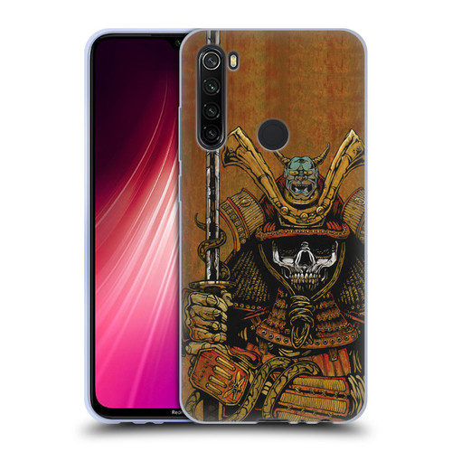David Lozeau Colourful Grunge Samurai Soft Gel Case for Xiaomi Redmi Note 8T