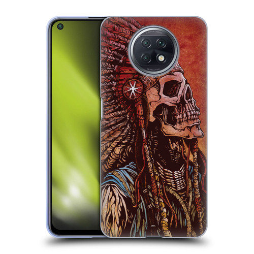 David Lozeau Colourful Grunge Native American Soft Gel Case for Xiaomi Redmi Note 9T 5G