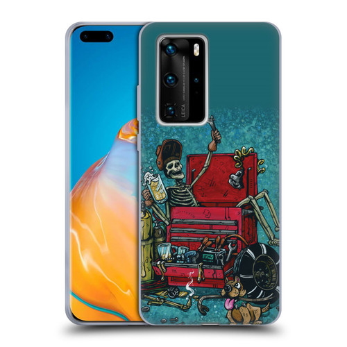 David Lozeau Colourful Art Garage Soft Gel Case for Huawei P40 Pro / P40 Pro Plus 5G