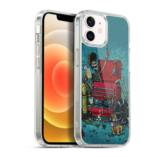David Lozeau Colourful Art Garage Soft Gel Case for Apple iPhone 12 / iPhone 12 Pro & MagSafe