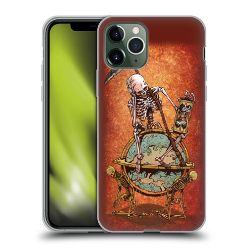 David Lozeau Colourful Art Memento Mori Soft Gel Case for Apple iPhone 11 Pro