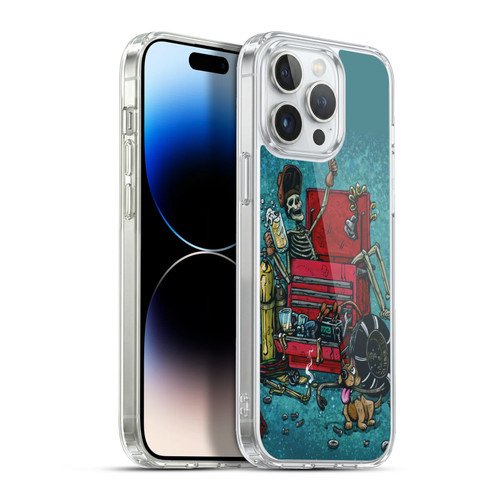 David Lozeau Colourful Art Garage Soft Gel Case for Apple iPhone 13 Pro Max & MagSafe