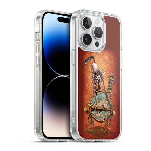 David Lozeau Colourful Art Memento Mori Soft Gel Case for Apple iPhone 13 Pro & MagSafe