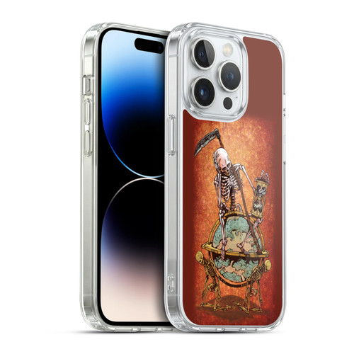 David Lozeau Colourful Art Memento Mori Soft Gel Case for Apple iPhone 14 Pro & MagSafe