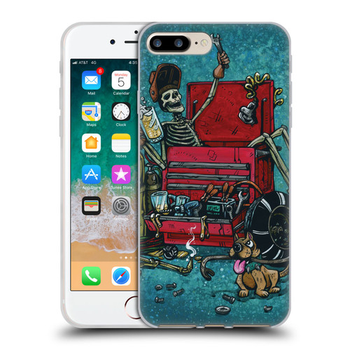 David Lozeau Colourful Art Garage Soft Gel Case for Apple iPhone 7 Plus / iPhone 8 Plus