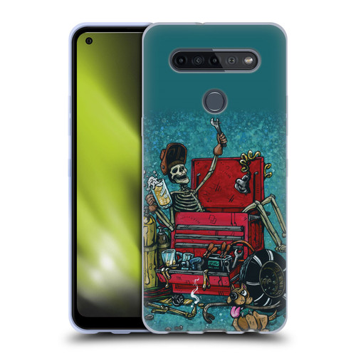 David Lozeau Colourful Art Garage Soft Gel Case for LG K51S