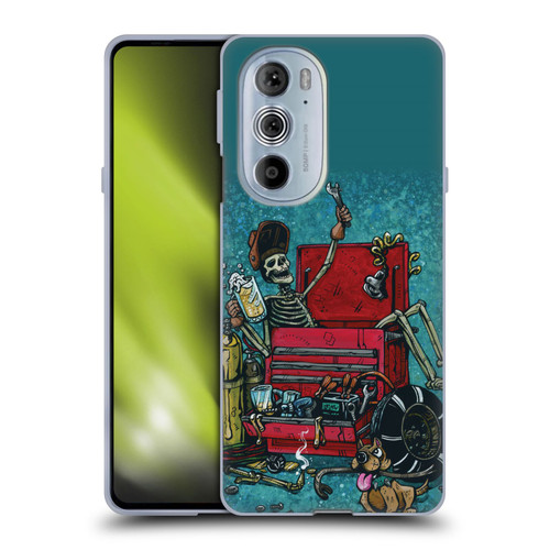 David Lozeau Colourful Art Garage Soft Gel Case for Motorola Edge X30