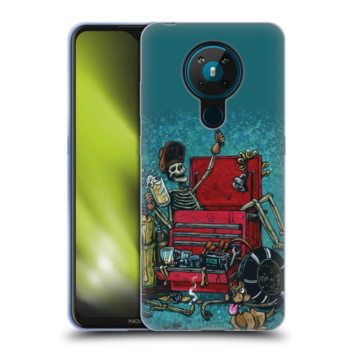 David Lozeau Colourful Art Garage Soft Gel Case for Nokia 5.3