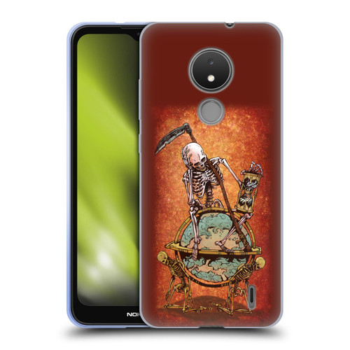 David Lozeau Colourful Art Memento Mori Soft Gel Case for Nokia C21