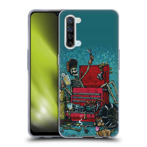 David Lozeau Colourful Art Garage Soft Gel Case for OPPO Find X2 Lite 5G