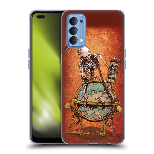 David Lozeau Colourful Art Memento Mori Soft Gel Case for OPPO Reno 4 5G