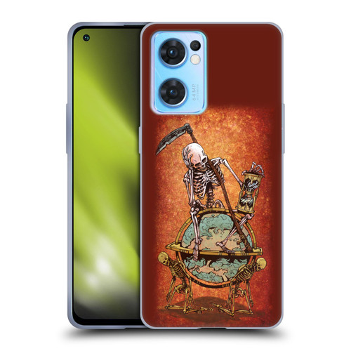 David Lozeau Colourful Art Memento Mori Soft Gel Case for OPPO Reno7 5G / Find X5 Lite