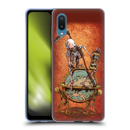 David Lozeau Colourful Art Memento Mori Soft Gel Case for Samsung Galaxy A02/M02 (2021)