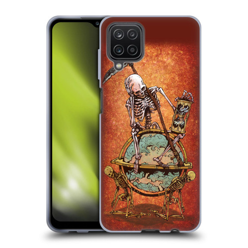David Lozeau Colourful Art Memento Mori Soft Gel Case for Samsung Galaxy A12 (2020)