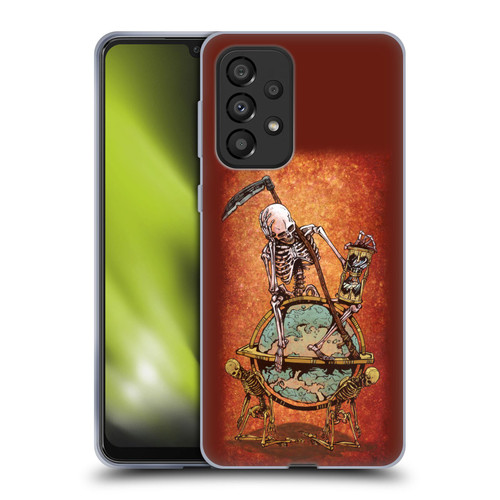 David Lozeau Colourful Art Memento Mori Soft Gel Case for Samsung Galaxy A33 5G (2022)