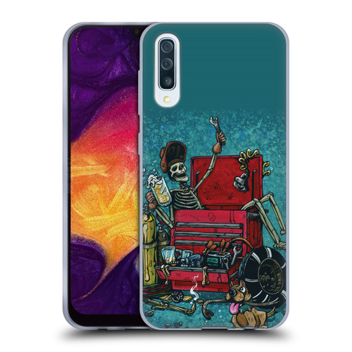 David Lozeau Colourful Art Garage Soft Gel Case for Samsung Galaxy A50/A30s (2019)