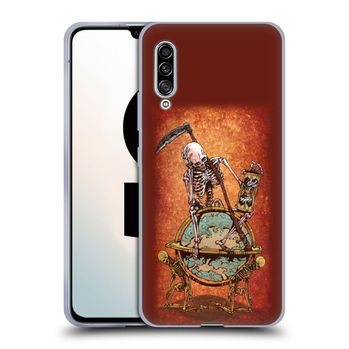 David Lozeau Colourful Art Memento Mori Soft Gel Case for Samsung Galaxy A90 5G (2019)