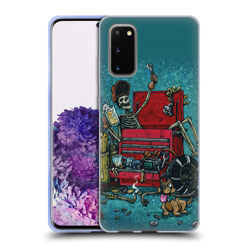 David Lozeau Colourful Art Garage Soft Gel Case for Samsung Galaxy S20 / S20 5G