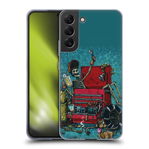 David Lozeau Colourful Art Garage Soft Gel Case for Samsung Galaxy S22+ 5G