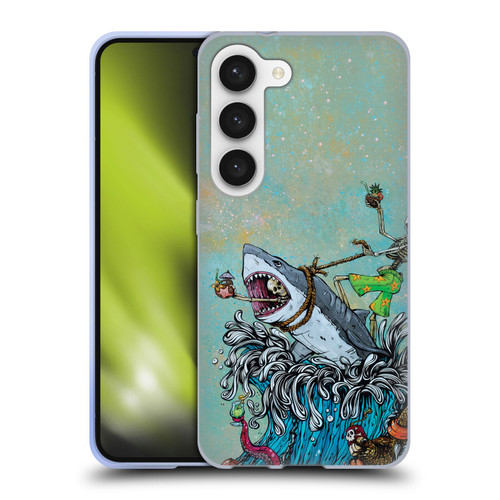 David Lozeau Colourful Art Surfing Soft Gel Case for Samsung Galaxy S23 5G