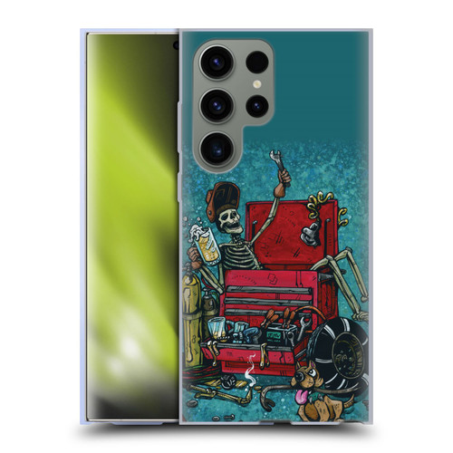 David Lozeau Colourful Art Garage Soft Gel Case for Samsung Galaxy S23 Ultra 5G