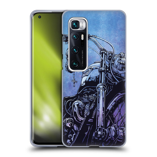 David Lozeau Skeleton Grunge Motorcycle Soft Gel Case for Xiaomi Mi 10 Ultra 5G