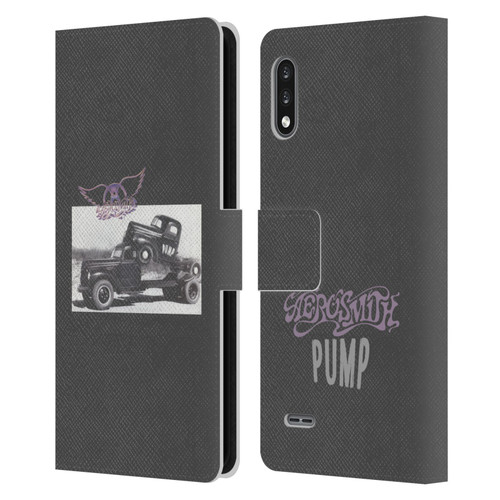Aerosmith Black And White The Pump Leather Book Wallet Case Cover For LG K22