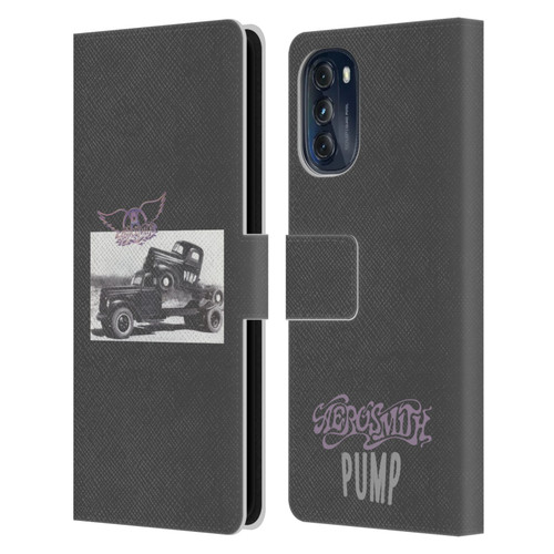 Aerosmith Black And White The Pump Leather Book Wallet Case Cover For Motorola Moto G (2022)
