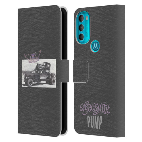Aerosmith Black And White The Pump Leather Book Wallet Case Cover For Motorola Moto G71 5G