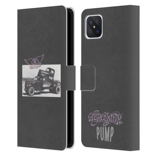 Aerosmith Black And White The Pump Leather Book Wallet Case Cover For OPPO Reno4 Z 5G