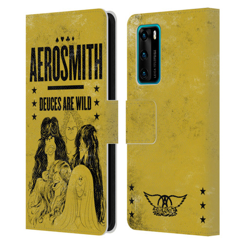 Aerosmith Classics Deuces Are Wild Leather Book Wallet Case Cover For Huawei P40 5G