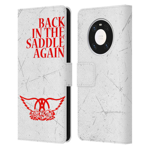 Aerosmith Classics Back In The Saddle Again Leather Book Wallet Case Cover For Huawei Mate 40 Pro 5G