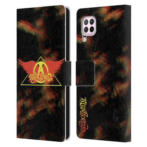 Aerosmith Classics Triangle Winged Leather Book Wallet Case Cover For Huawei Nova 6 SE / P40 Lite