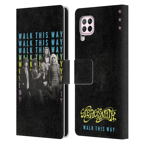 Aerosmith Classics Walk This Way Leather Book Wallet Case Cover For Huawei Nova 6 SE / P40 Lite