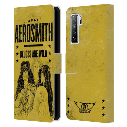 Aerosmith Classics Deuces Are Wild Leather Book Wallet Case Cover For Huawei Nova 7 SE/P40 Lite 5G