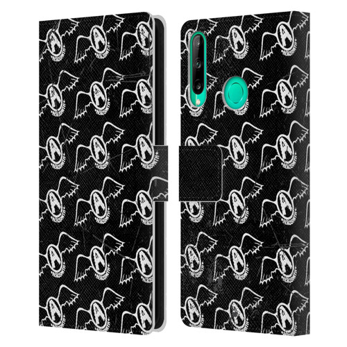 Aerosmith Classics Logo Pattern Leather Book Wallet Case Cover For Huawei P40 lite E