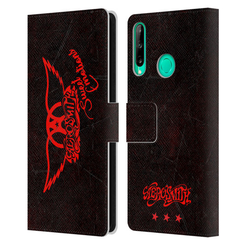 Aerosmith Classics Red Winged Sweet Emotions Leather Book Wallet Case Cover For Huawei P40 lite E