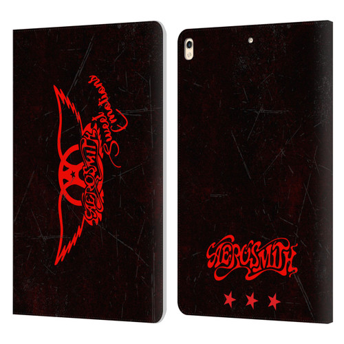 Aerosmith Classics Red Winged Sweet Emotions Leather Book Wallet Case Cover For Apple iPad Pro 10.5 (2017)