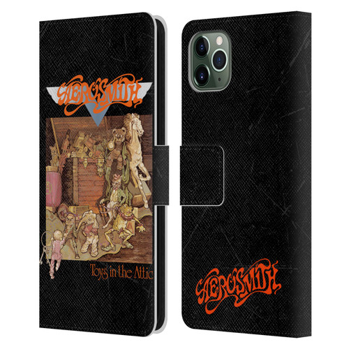 Aerosmith Classics Toys In The Attic Leather Book Wallet Case Cover For Apple iPhone 11 Pro Max