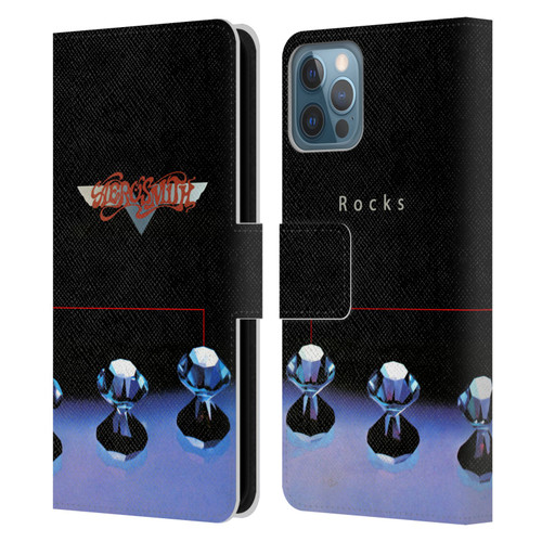 Aerosmith Classics Rocks Leather Book Wallet Case Cover For Apple iPhone 12 / iPhone 12 Pro