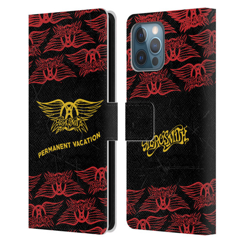Aerosmith Classics Permanent Vacation Leather Book Wallet Case Cover For Apple iPhone 12 Pro Max