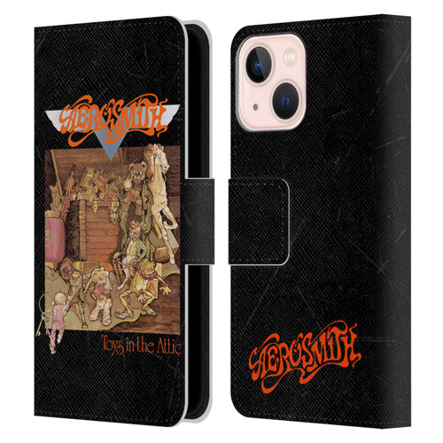 Aerosmith Classics Toys In The Attic Leather Book Wallet Case Cover For Apple iPhone 13 Mini